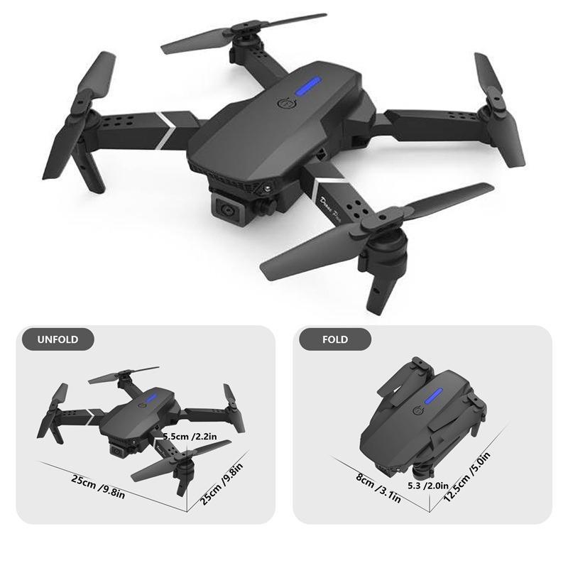 E88 Remote-controlled Drone Toy - Image 4