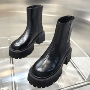 Autumn And Winter Korean Style Thick Bottom Chunky Heel Short Tube Fashion Boots Children