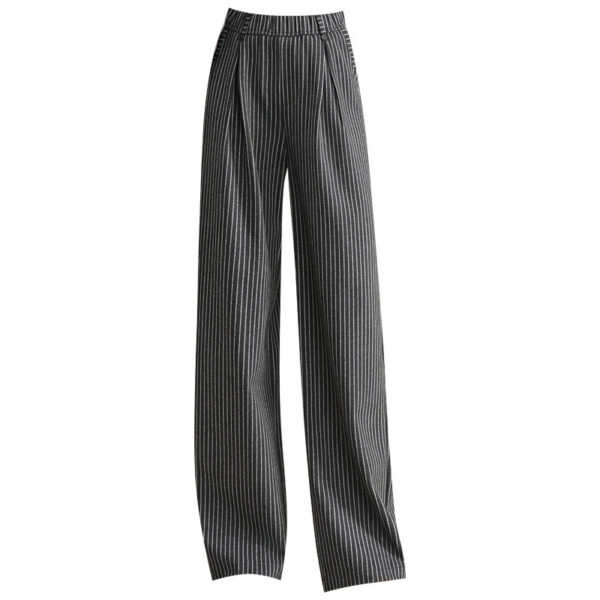 Women's Loose Fashion Slimming Draping Straight Pants - Image 4