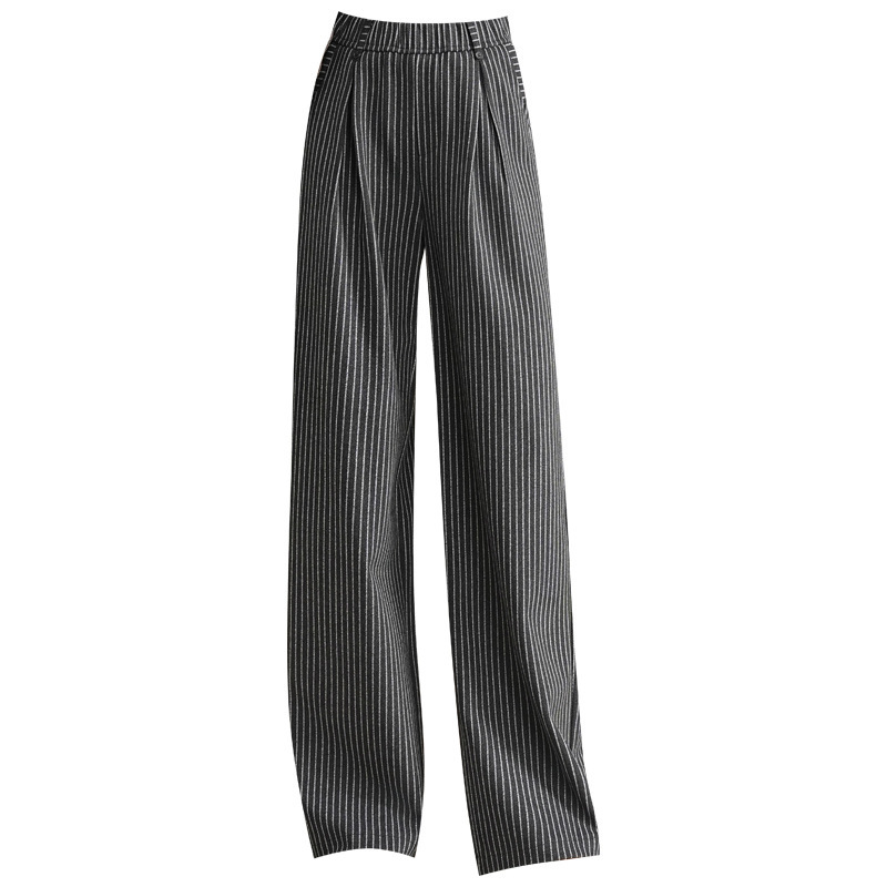 Women's Loose Fashion Slimming Draping Straight Pants - Image 4