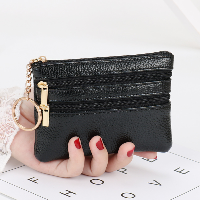 Women's Coin Purse Short Authentic Leather Tactile Feel - Image 10