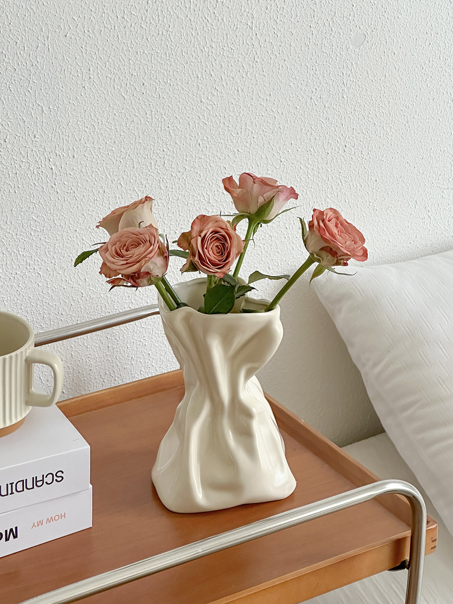 Simple Cream Style Vase Decoration Home Decoration - Image 7