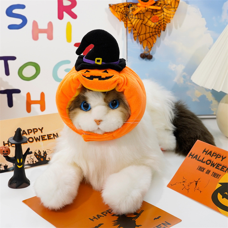 Halloween Pumpkin Vest For Dogs Cats Festive Pet Costume Harness Funny Thanksgiving Christmas Apparel For Small Animals Clothing - Image 8
