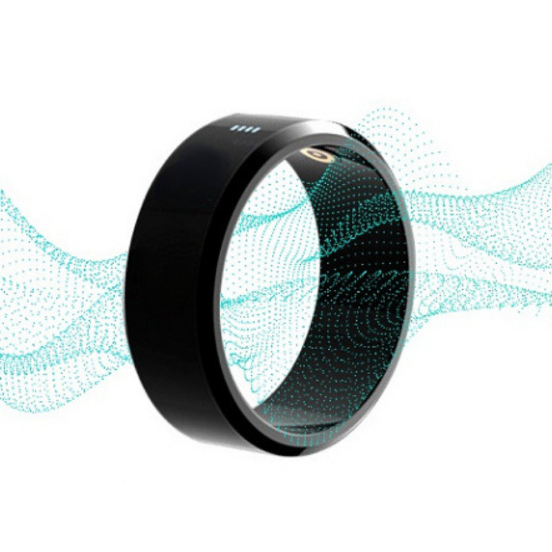 Black Fashion Personality Smart Bluetooth Ring - Image 4