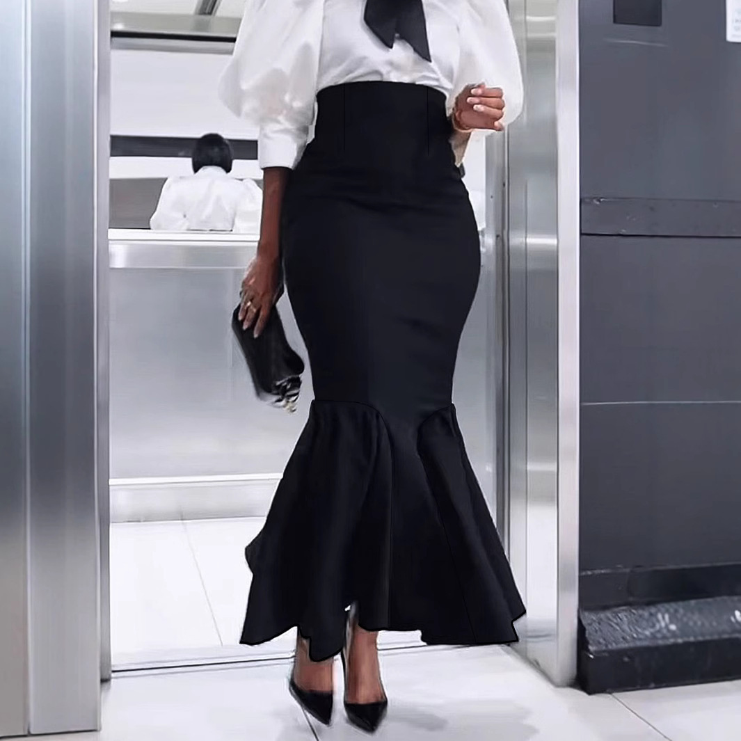 Sheath Long Fishtail Elegant Skirt - Image 4