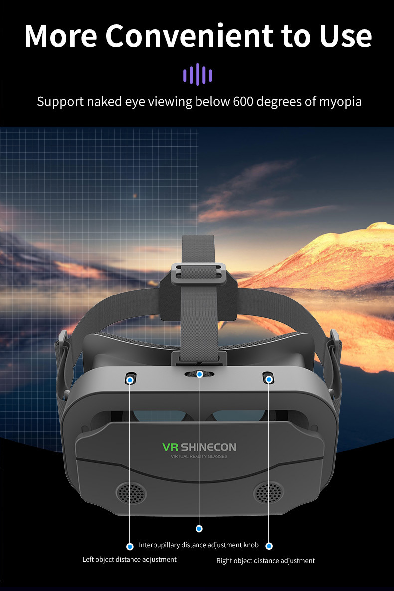 Mobile Movie Game Virtual Reality VR Glasses - Image 6