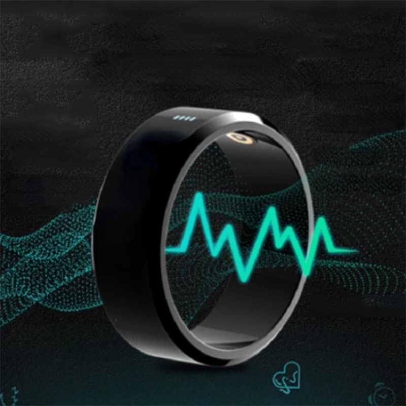 Black Fashion Personality Smart Bluetooth Ring - Image 5