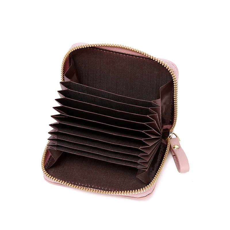 Anti-theft Swiping Expanding Card Holder Men's Ladies Card Holder Card Holder Multifunctional Zipper Small Wallet - Image 6