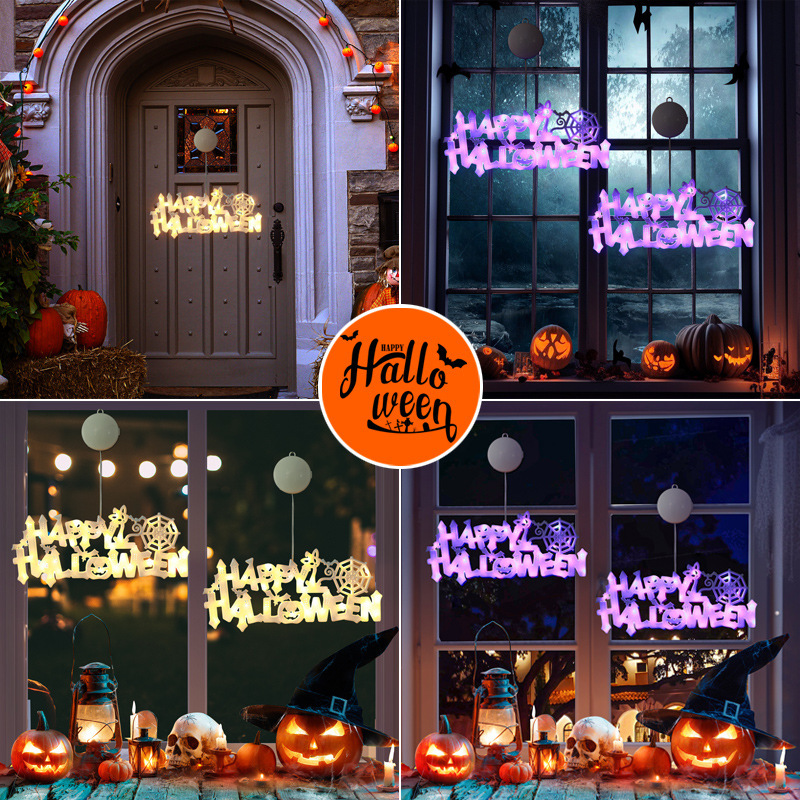 Halloween Decorative Light Door Plate Decorative LED Pendant - Image 2