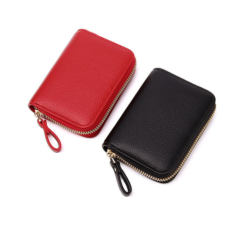 Anti-theft Swiping Expanding Card Holder Men's Ladies Card Holder Card Holder Multifunctional Zipper Small Wallet - Image 9