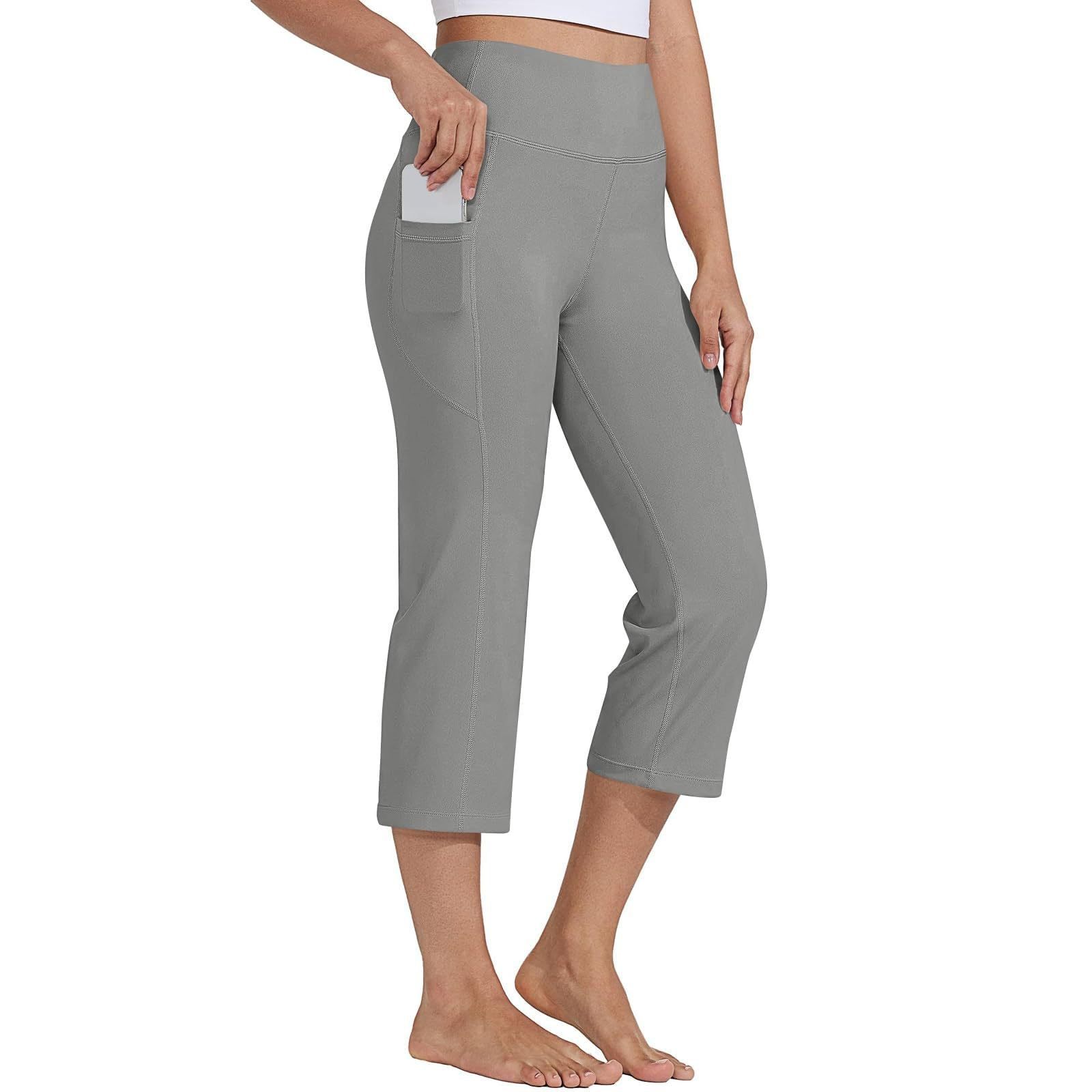 Women's Sports Yoga Waist Of Trousers Head Built-in Changing Bag - Image 4