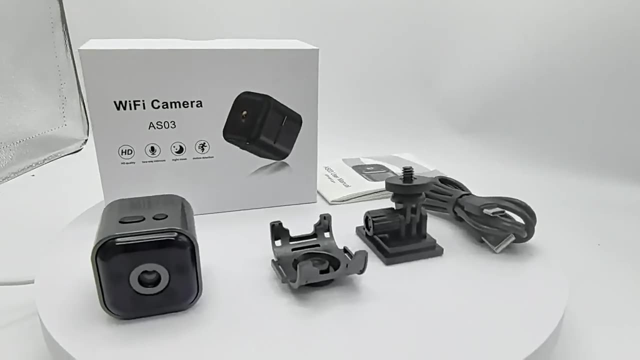 Hot-selling AS03 Camera HD Night Vision Security Home Smart WiFi Voice Remote Viewing Camera - Image 3