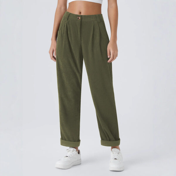 Casual Suit Wide-leg Pants With Velvet - Image 3