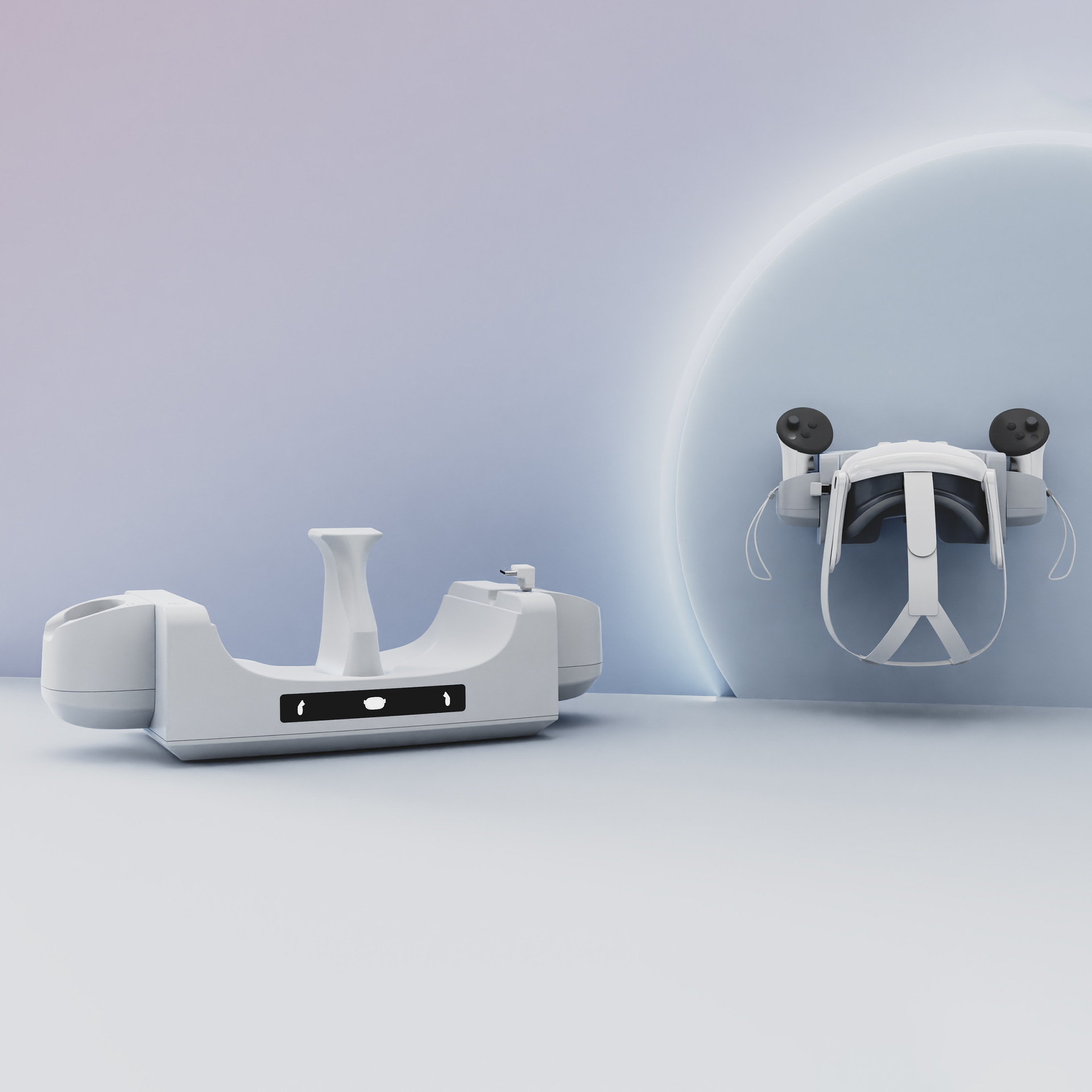 VR Helmet Handle Wall-mounted Contact Charging Base - Image 7