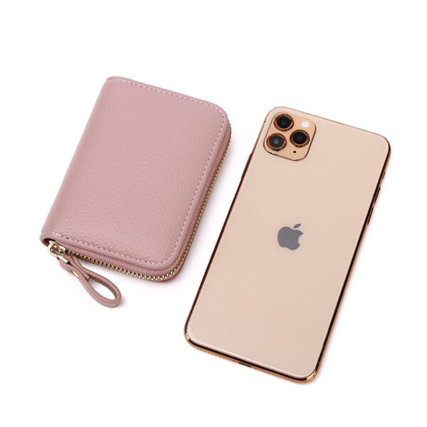 Anti-theft Swiping Expanding Card Holder Men's Ladies Card Holder Card Holder Multifunctional Zipper Small Wallet - Image 5