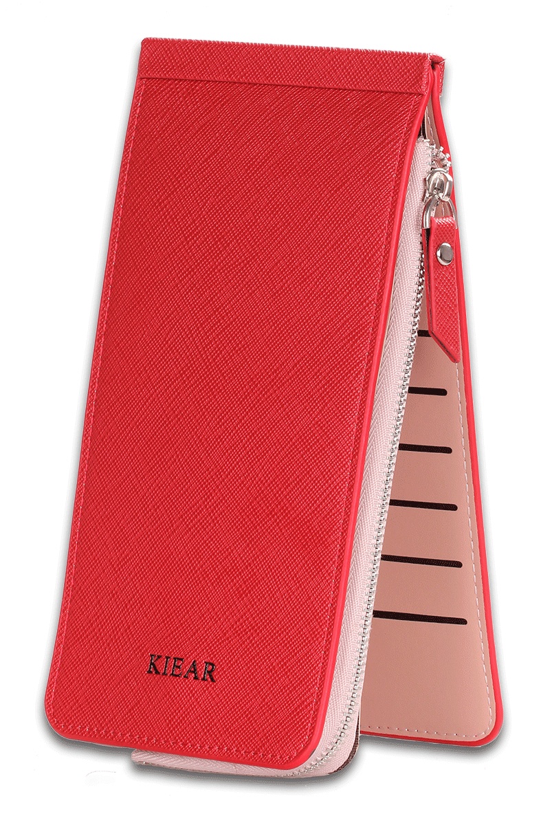 Large Capacity Men And Women Couple Card Holder Long Bank Card Credit Card Holder Multiple Card Slots Zipper Wallet - Image 5