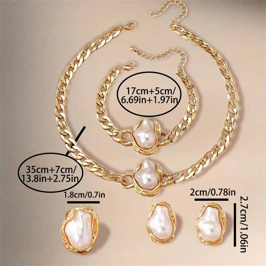 Trendy Hot Sale Shaped Pearl Suit Vintage Necklace - Image 4