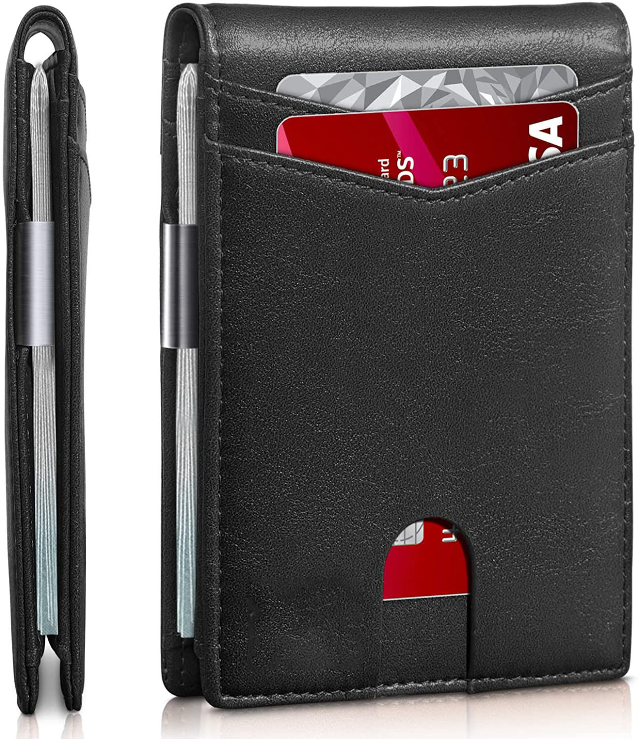 PU Leather Multiple Card Slots Anti-theft Wallet Card Holder - Image 6