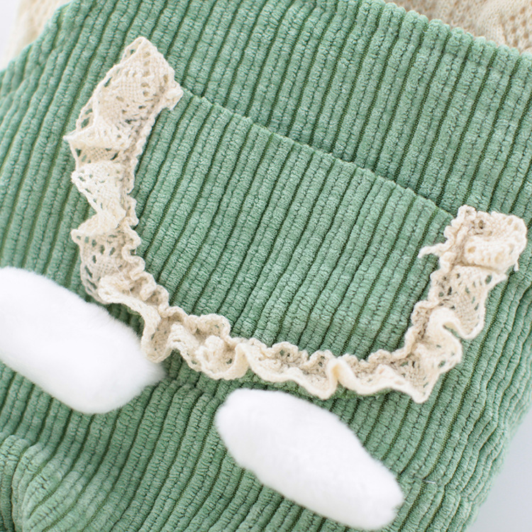 Corduroy Strip Strap Four-legged VIP Dog Clothes - Image 6