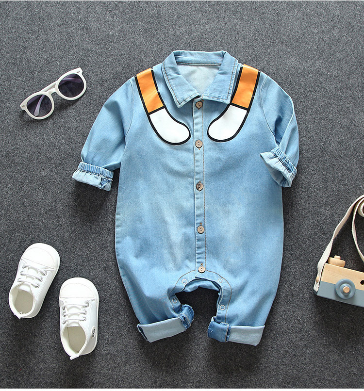 Baby denim jumpsuit - Image 3