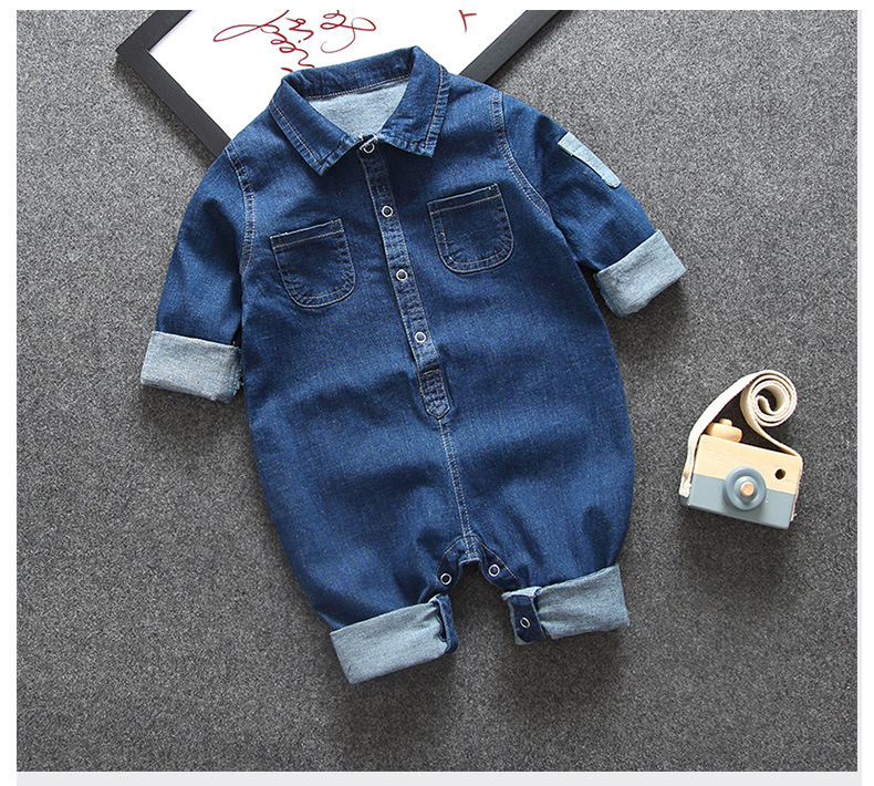 Baby denim jumpsuit - Image 2
