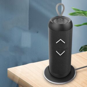 Private model wireless charging fabric bluetooth speaker