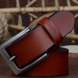 Leather Men's Soil Simple And Wild In The Light Father Belt Large Size Pants Belt Long Belt Men Fat Size 150cm