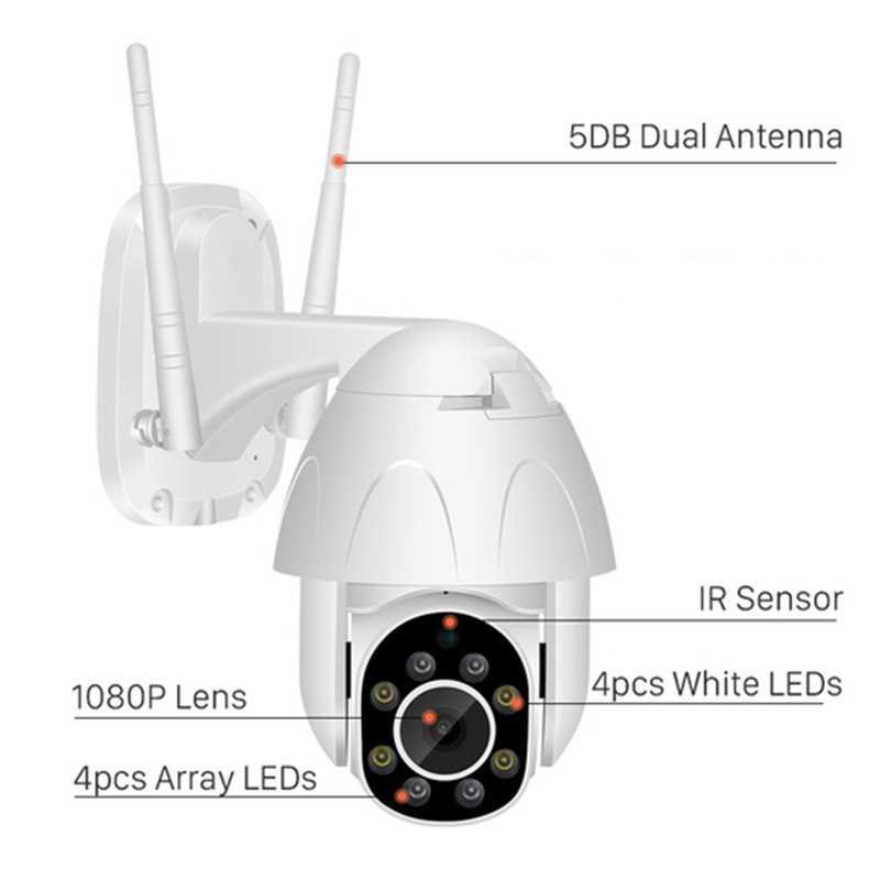 360 Degree Night Vision HD Outdoor Security Camera - Image 2