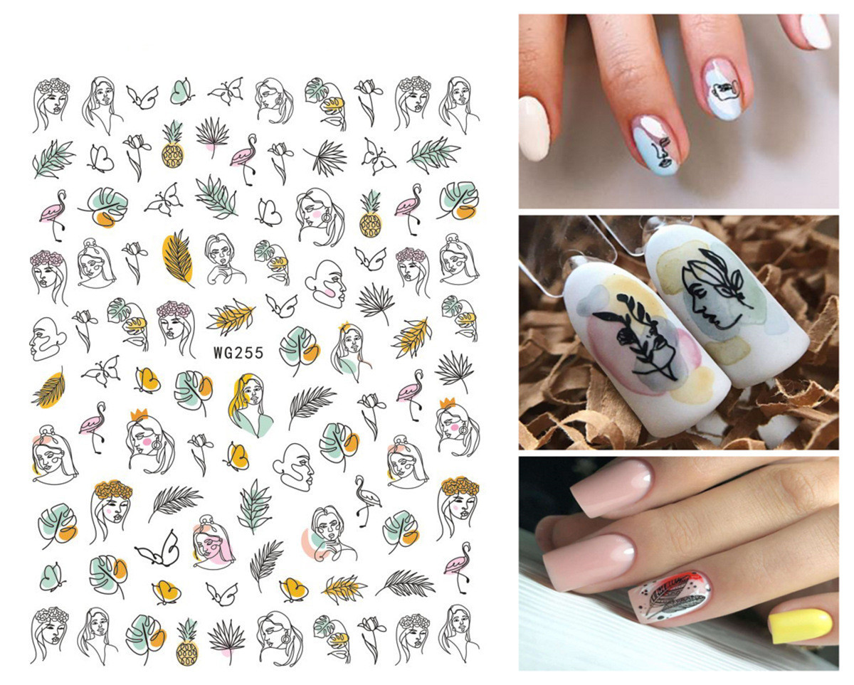 Summer Graffiti Ultra-thin Adhesive Nail Stickers - Image 9