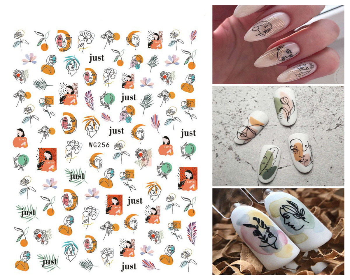 Summer Graffiti Ultra-thin Adhesive Nail Stickers - Image 2