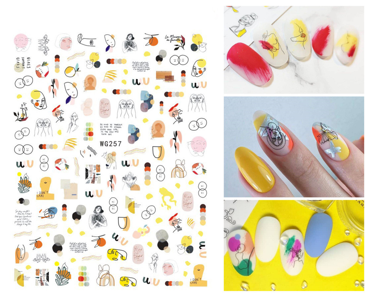 Summer Graffiti Ultra-thin Adhesive Nail Stickers - Image 7