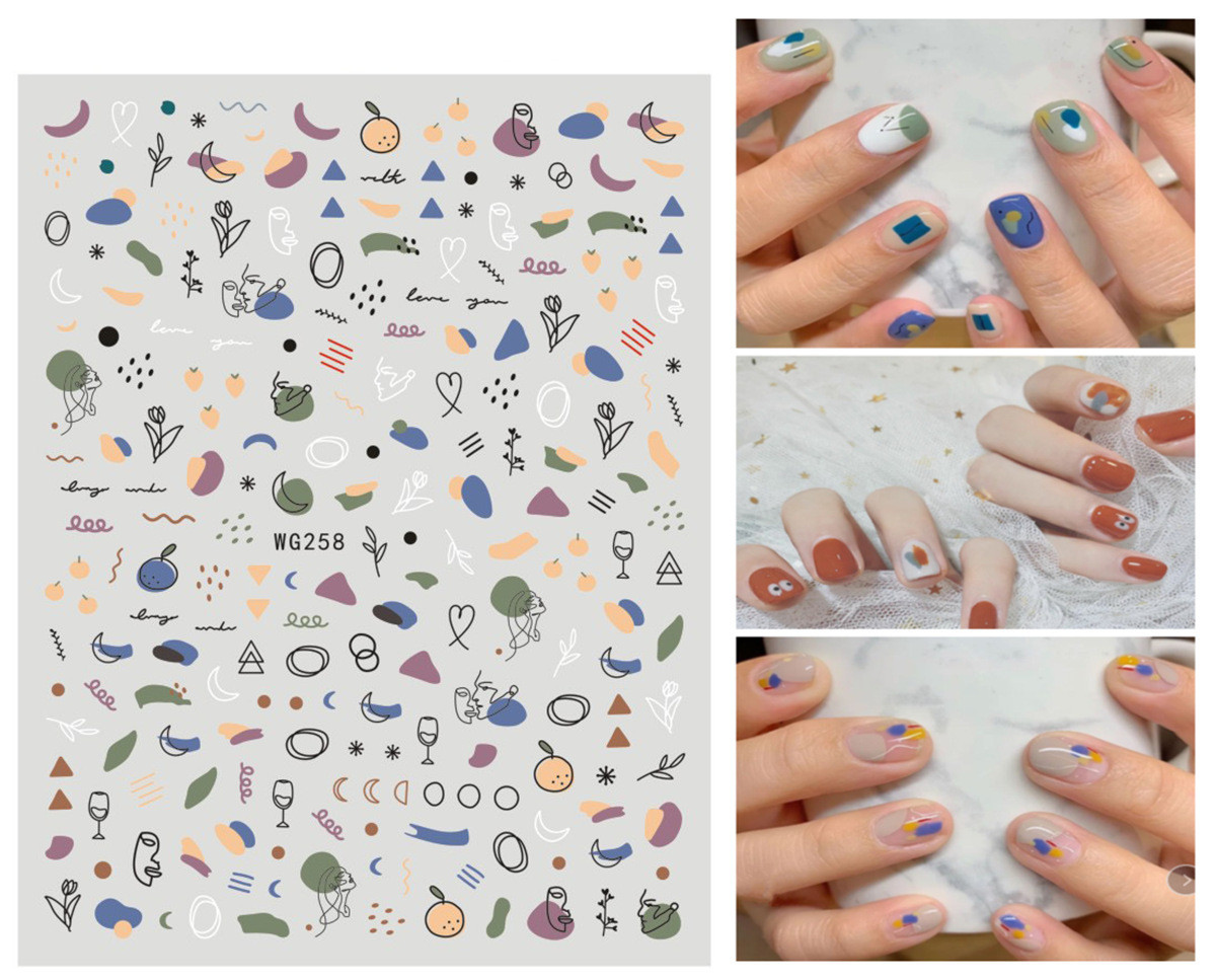 Summer Graffiti Ultra-thin Adhesive Nail Stickers - Image 3