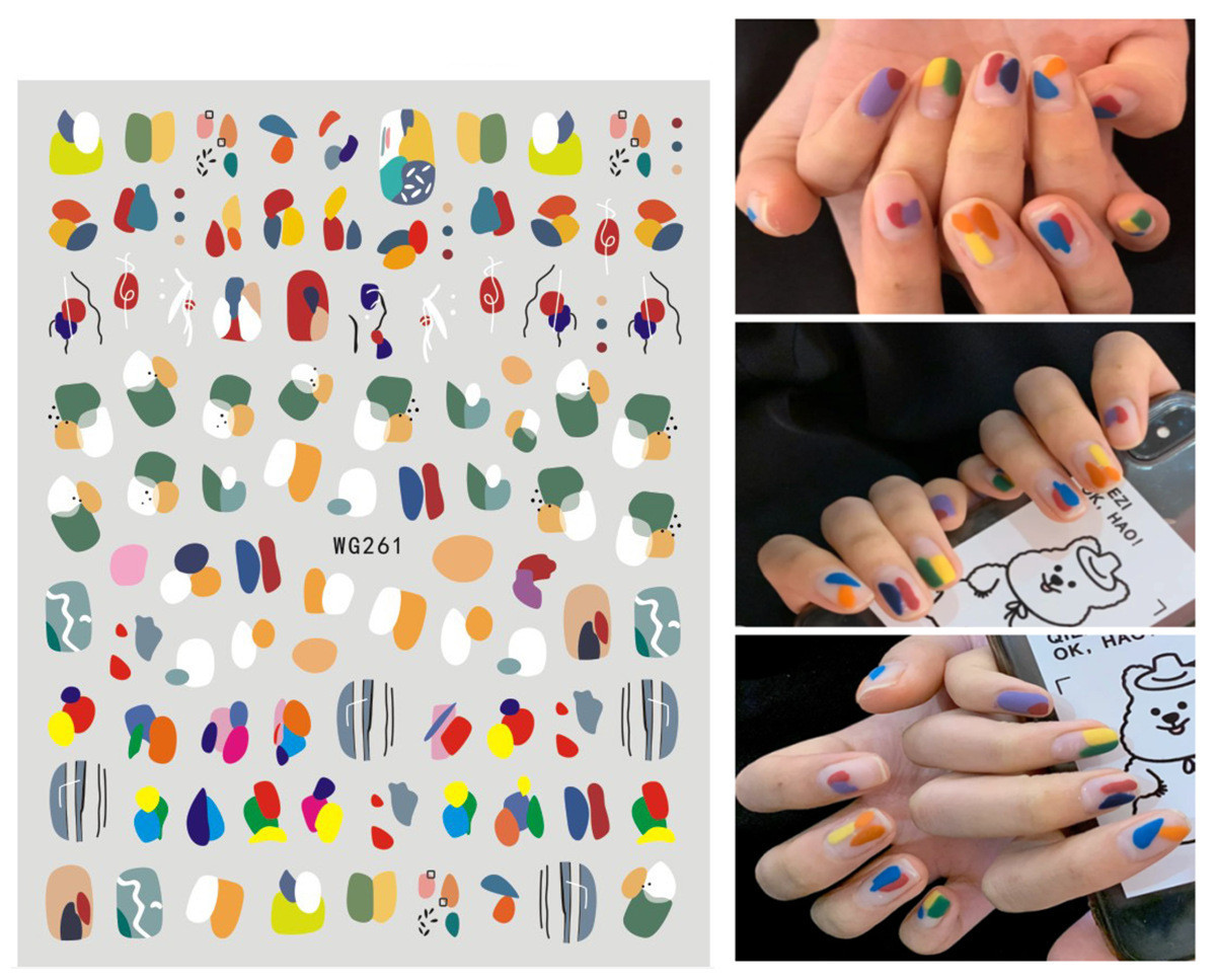 Summer Graffiti Ultra-thin Adhesive Nail Stickers - Image 5