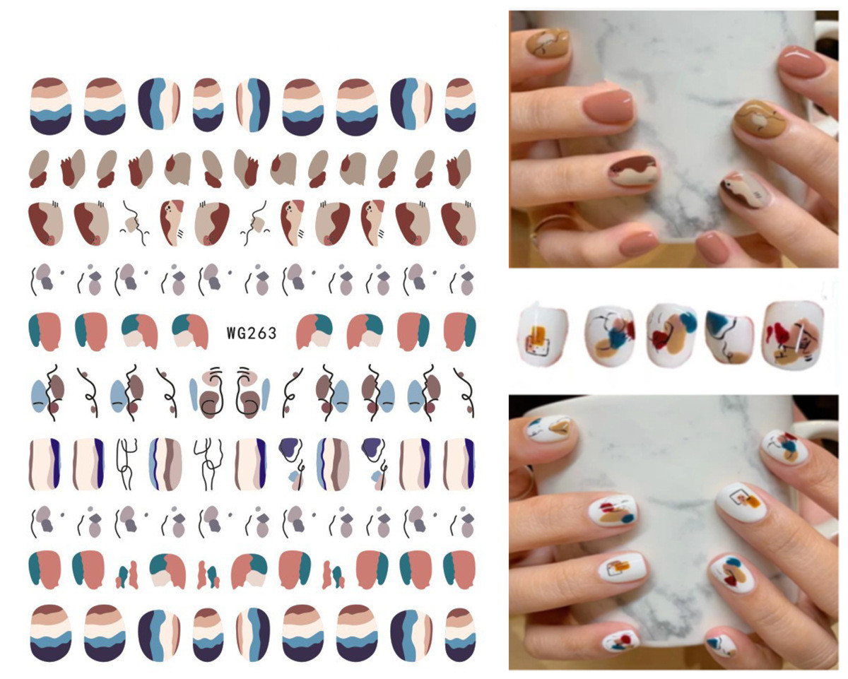 Summer Graffiti Ultra-thin Adhesive Nail Stickers - Image 8