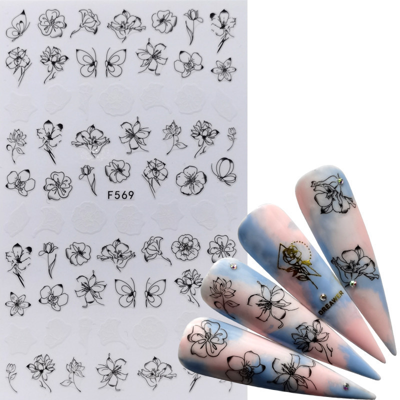 Adhesive Straps Nail Stickers Decorative Manicure - Image 7