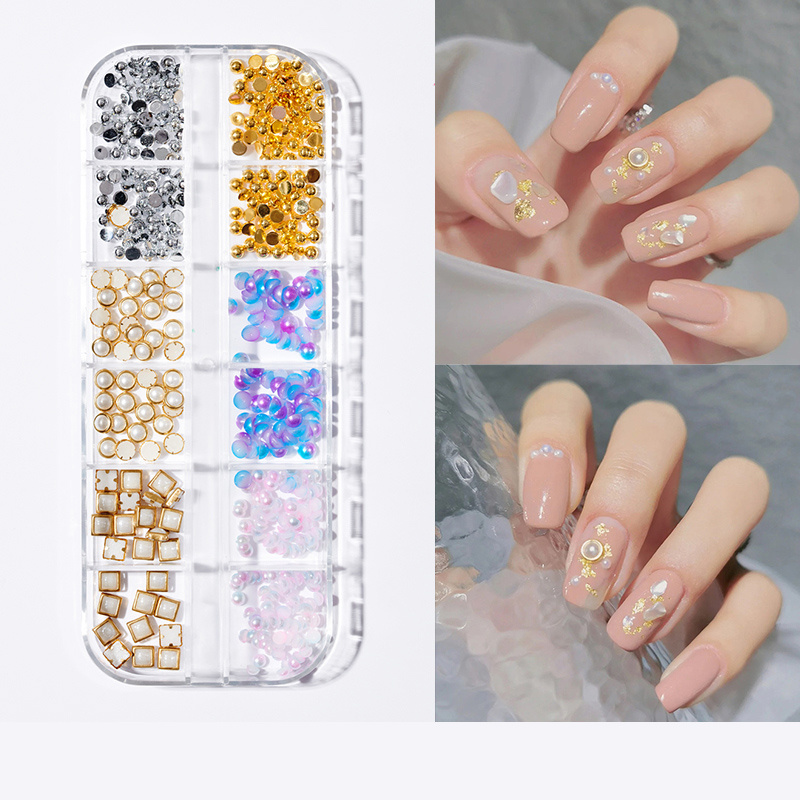 Pearl Butterfly Nail Patch Nail Art Jewelry Set - Image 2