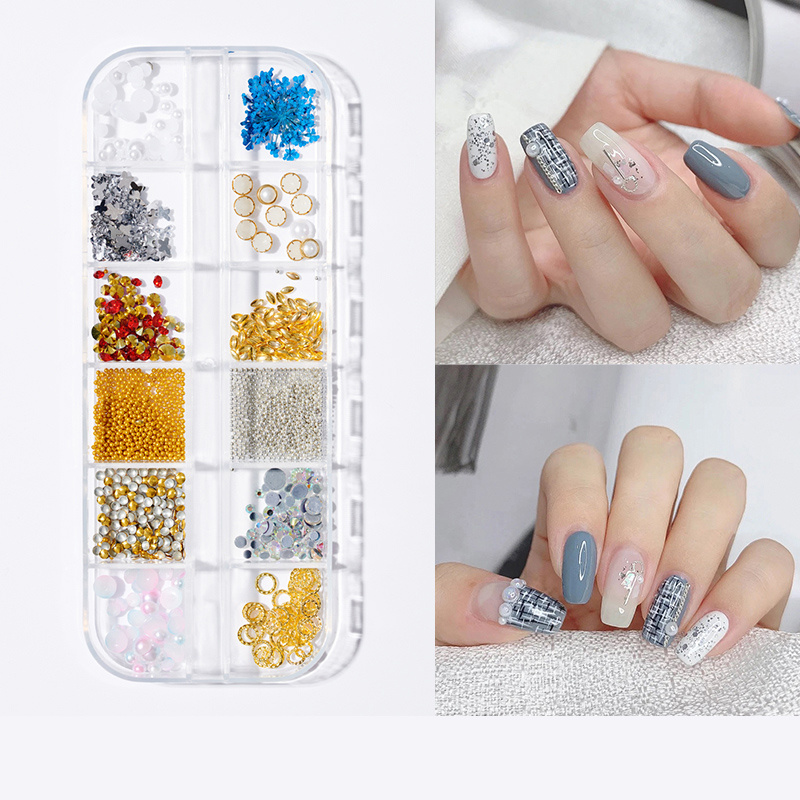 Pearl Butterfly Nail Patch Nail Art Jewelry Set - Image 5