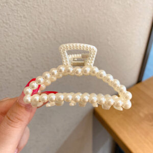 Pearl Hair Clip Grabbing Clip Female Side Clip Temperament Shark Clip