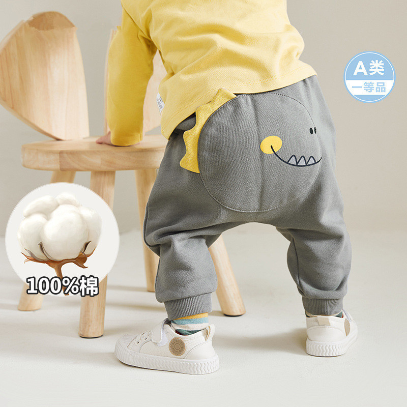Baby Pants Baby Pp Pants Children'S Clothing Spring And Autumn Pure Cotton - Image 5