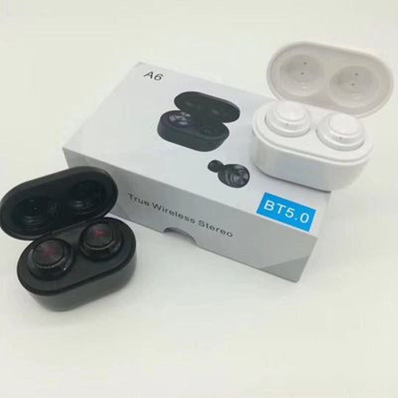 A6 Noise Cancelling Bluetooth Headset TWS Bluetooth 5.0 - Image 3