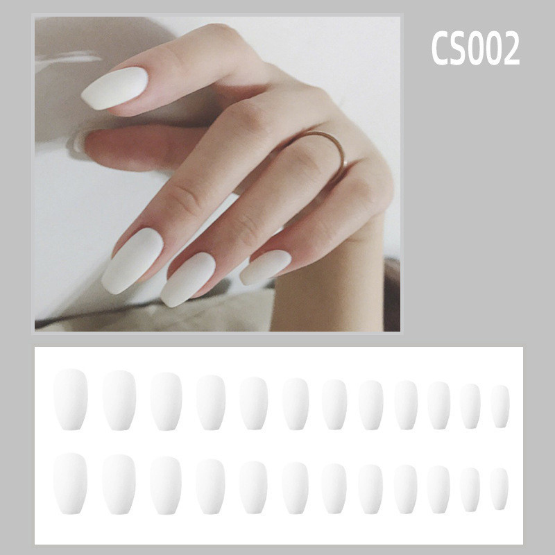 Fake Nails Wear Nails Autumn And Winter Frosted Personality Waterproof Ballet Nails - Image 2