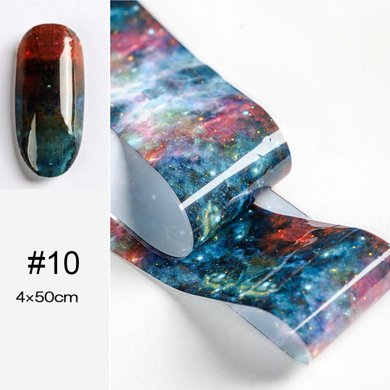 Popular Nail Applique Retro Night Starry Sky Starry Paper - Image 5