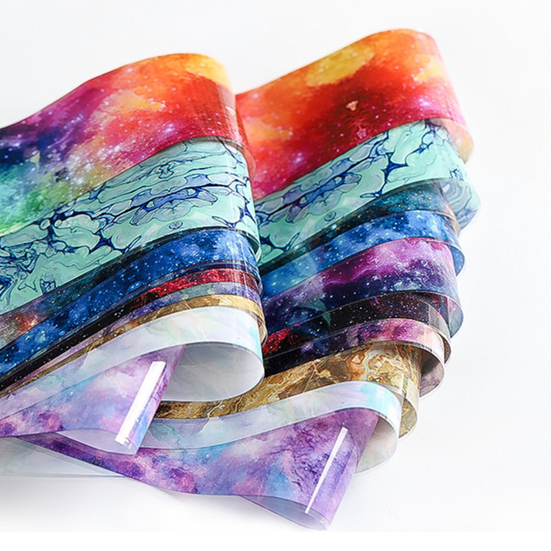 Popular Nail Applique Retro Night Starry Sky Starry Paper - Image 2