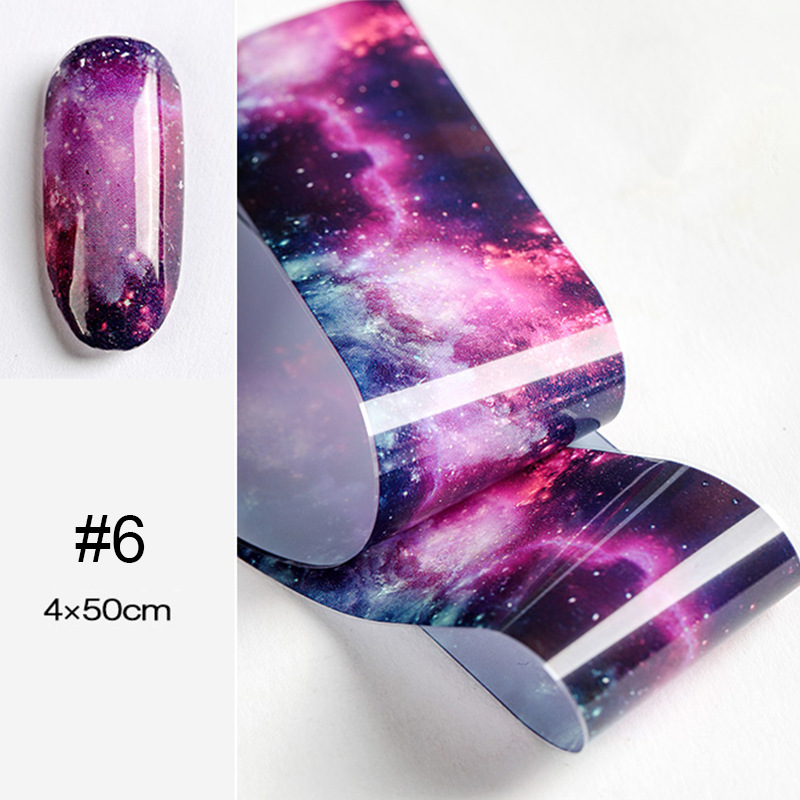 Popular Nail Applique Retro Night Starry Sky Starry Paper - Image 4