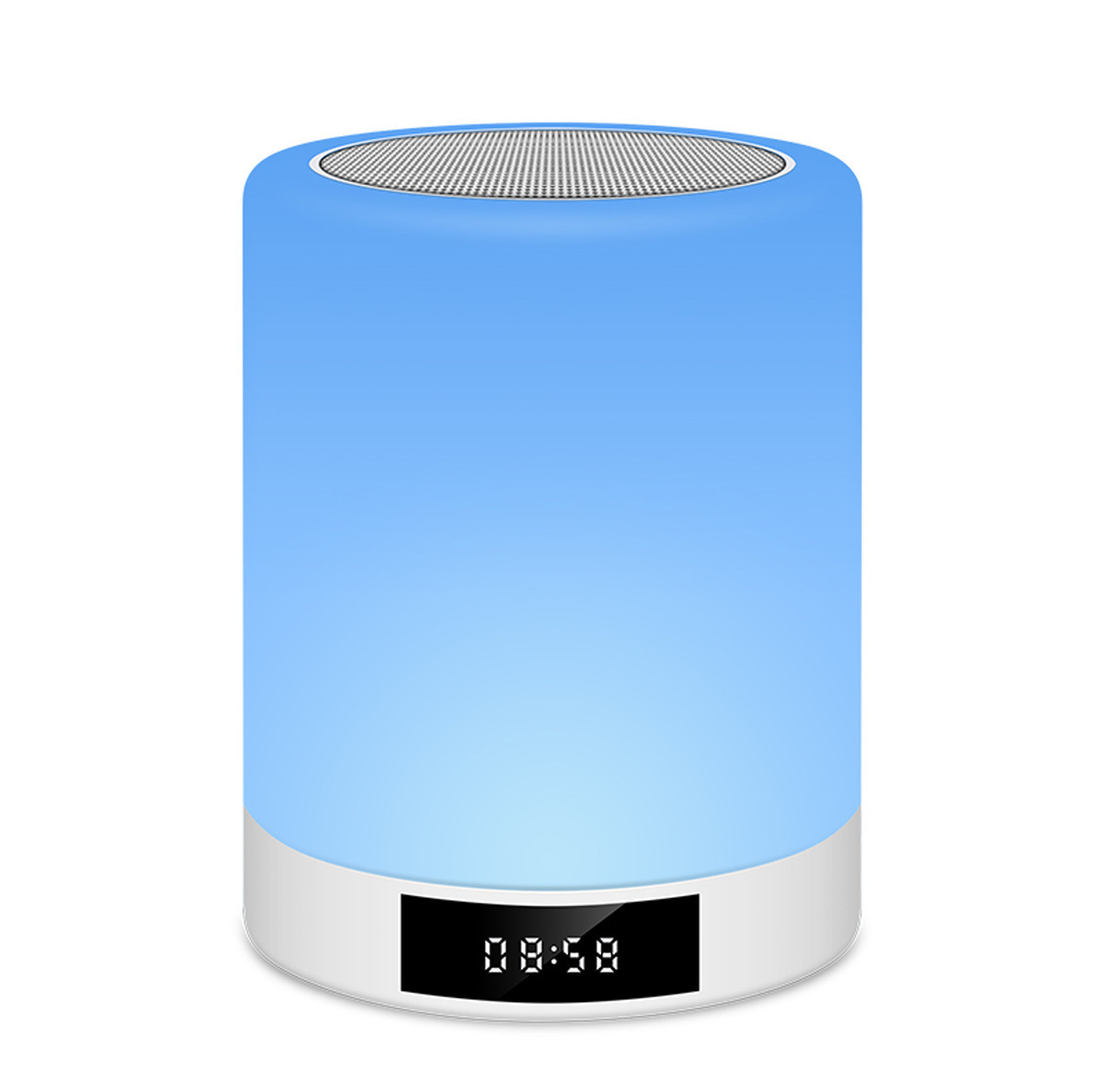 Usb Night Light Rechargeable Bluetooth Speaker Mini Speaker Alarm Clock Speaker - Image 5