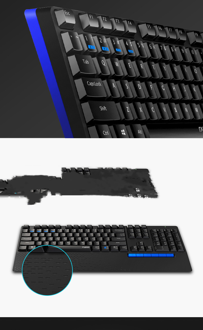 Pennefather 8300T Multi-mode Wireless Keyboard And Mouse - Image 3