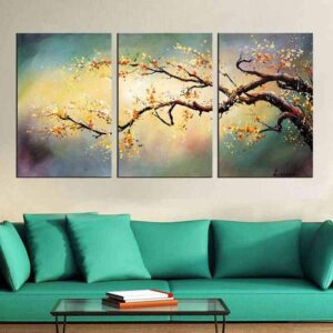 DIY Modern Flower Tree 5D Diamond Embroidery Painting Full Drill Round Diamond Picture Mosaic Cross Kit Diamond Painting