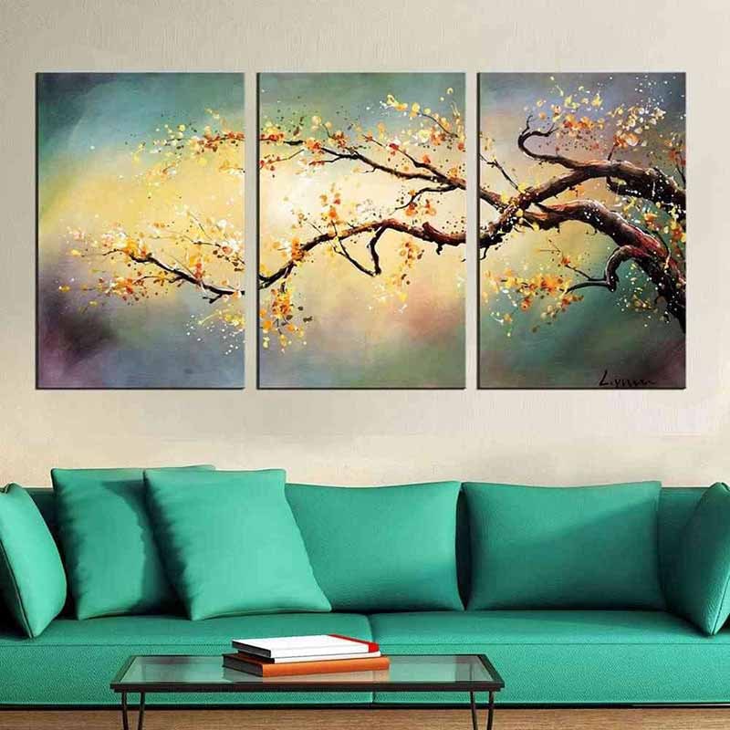 DIY Modern Flower Tree 5D Diamond Embroidery Painting Full Drill Round Diamond Picture Mosaic Cross Kit Diamond Painting
