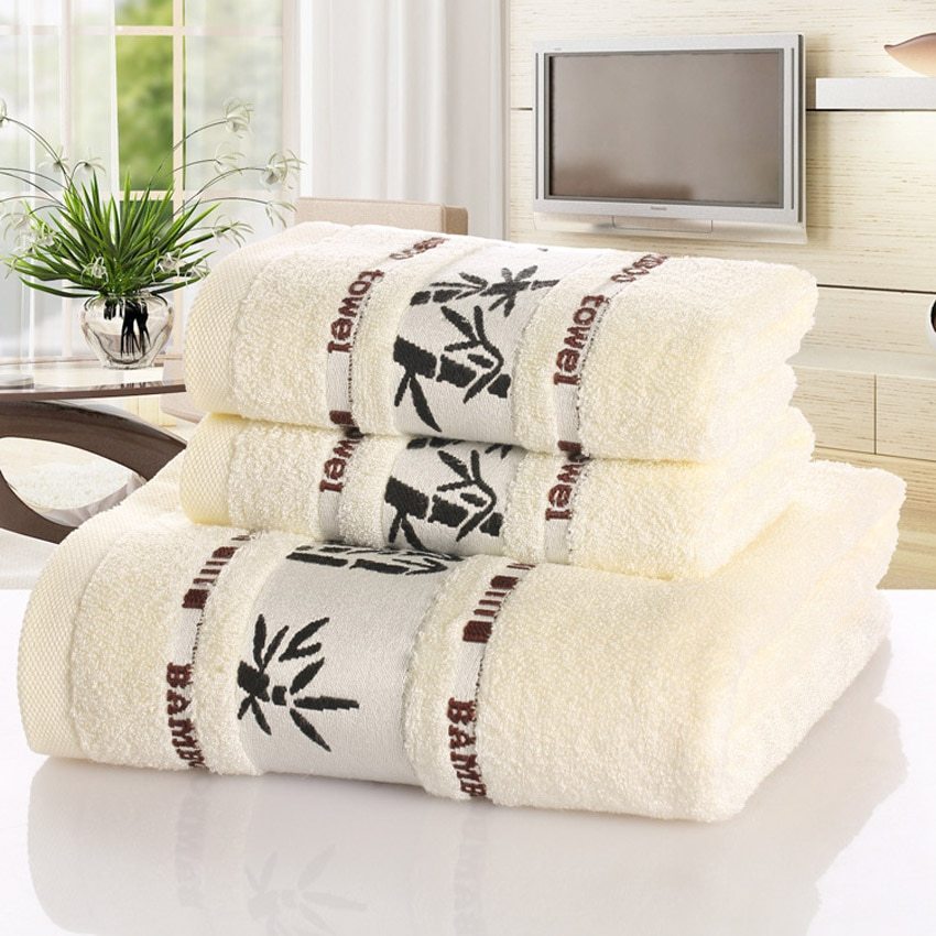 Bamboo charcoal fiber bath towel - Image 9