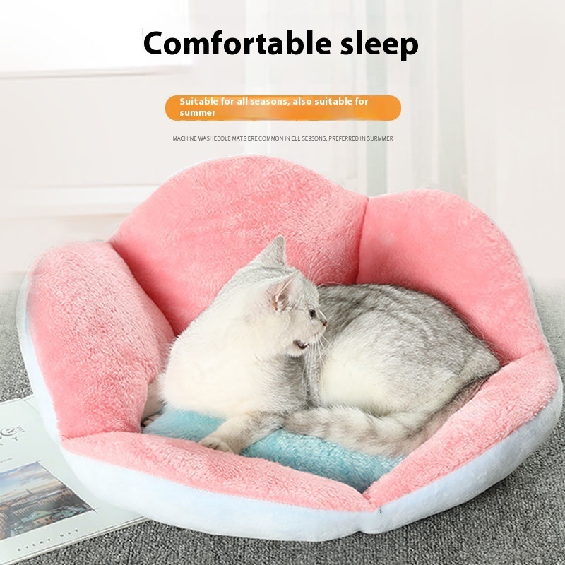 Internet Celebrity Dog's Paw Cat Nest Dog Bed Four Seasons Universal Pet Warm - Image 3
